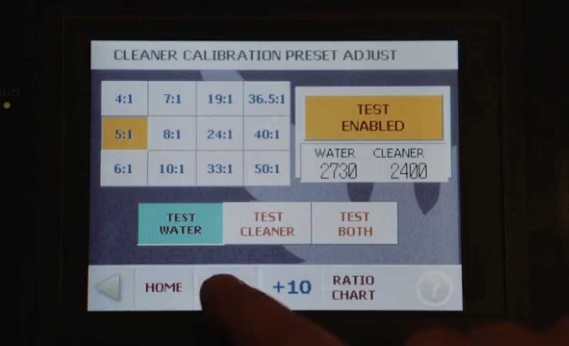 Cleaner Calibrations and Adjustments for the Upgraded Cleaner System (FLEX / FLEX Walker)