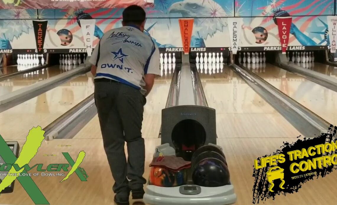 How the PBA bowlers attack 2 different lanes | different pattern on each lane