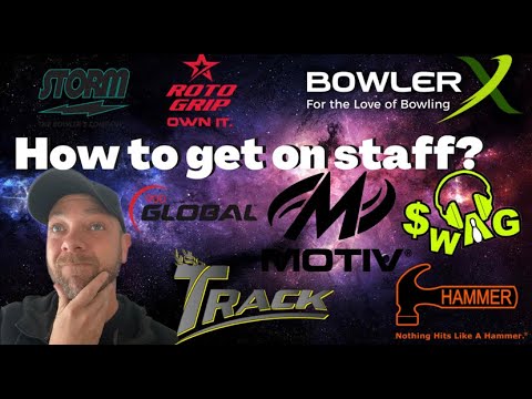 How to get on a bowling ball companies staff