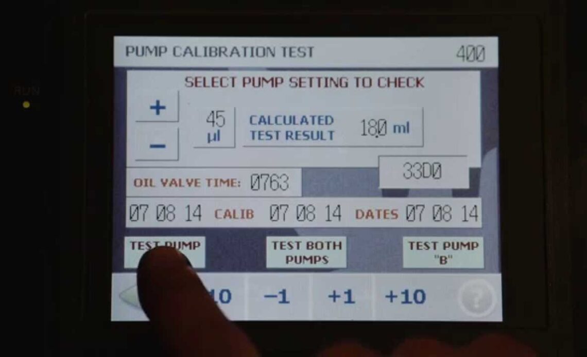 Oil Calibration and Adjustment (FLEX / FLEX Walker)