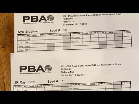 Rd of 12 | JR Raymond vs Kyle Bigelow | PBA Matchplay 3 game totals