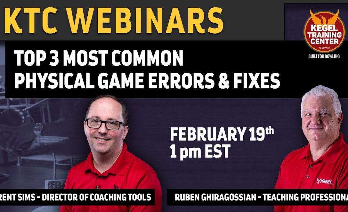 Webinar - 3 Most Common Physical Game Errors
