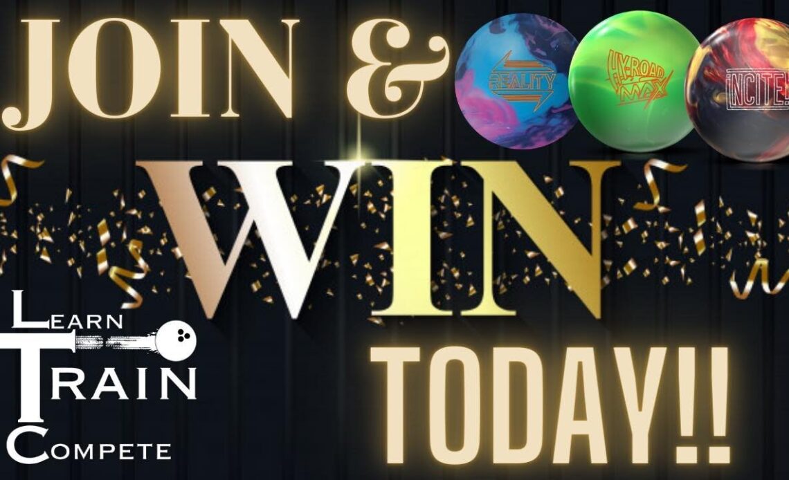 Your chance to win free bowling balls EVERY MONTH!