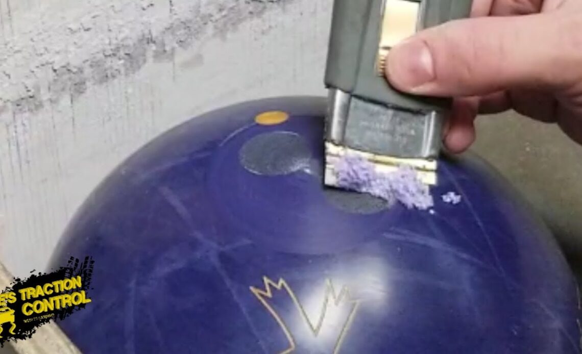 cutting down and smoothing out bowling ball plug | Proshop Tips