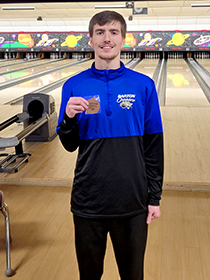 Bowler Chaz Smith third place against Ottawa University