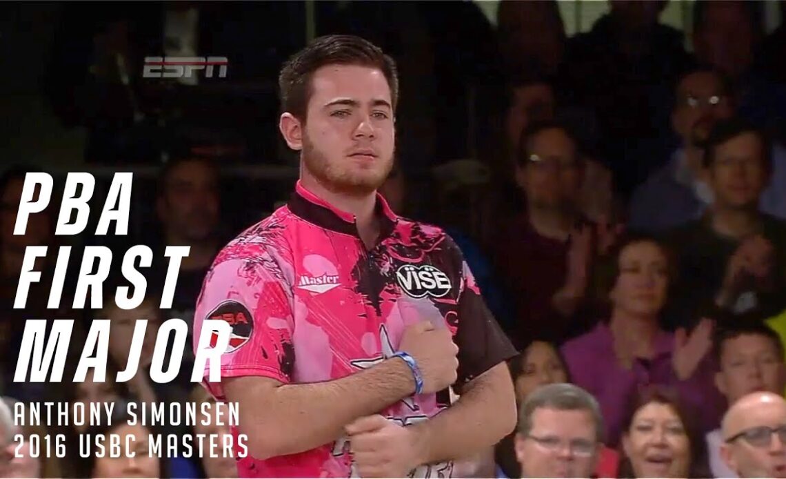 Anthony Simonsen's First Major | 2016 USBC Masters | Full Match vs. Dan MacLelland