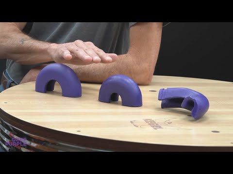 Lift Rod Caps - Deep Purple Urethane | KPP