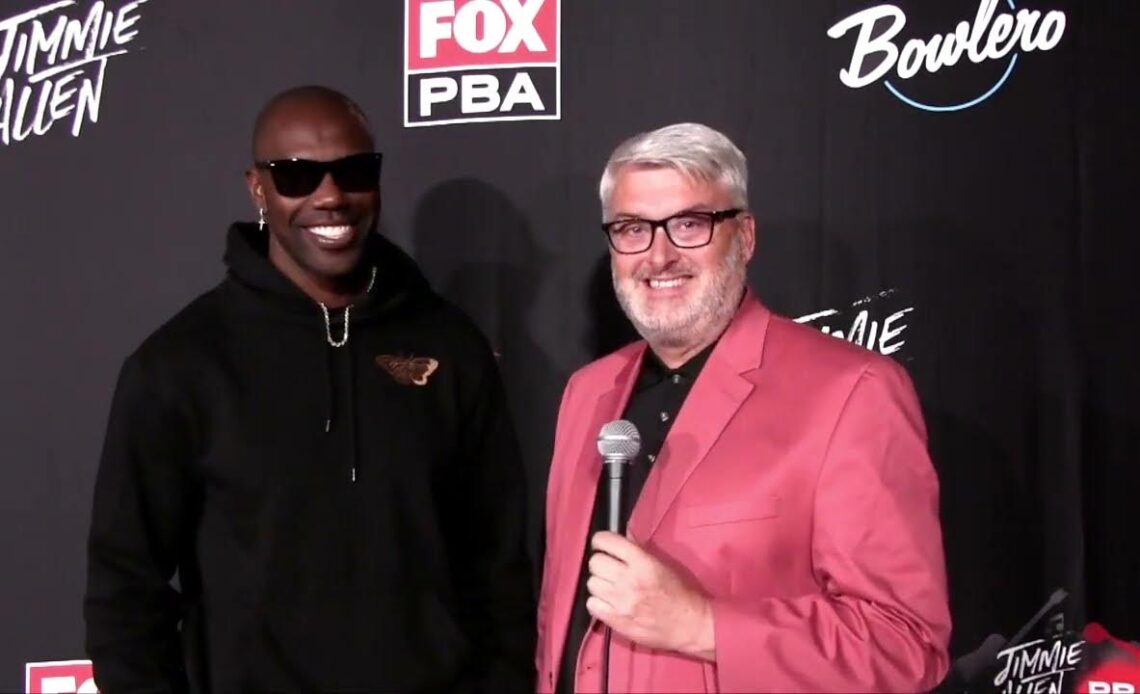 Terrell Owens on the Red Carpet at 2022 Jimmie Allen PBA Invitational