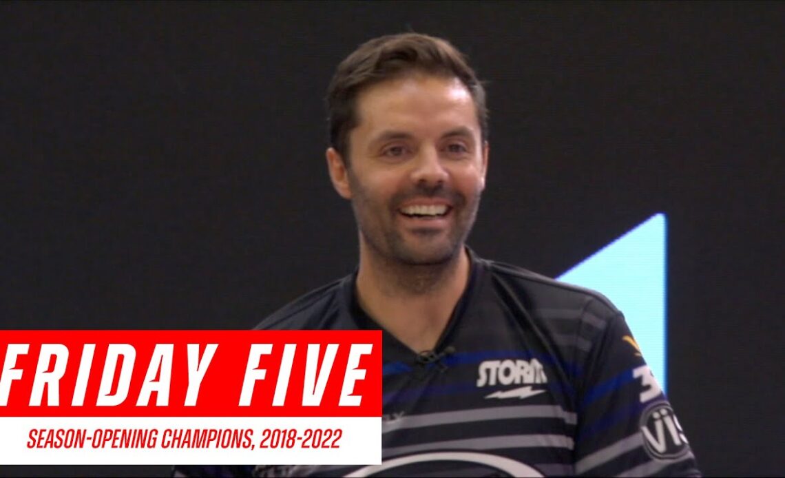Friday Five - Five Most Recent Season-Opening PBA Tour Champions