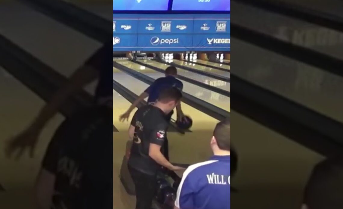 PBA Bowler Martin Larsen’s INCREDIBLE Head Pin Leave During Practice at the U.S. Open