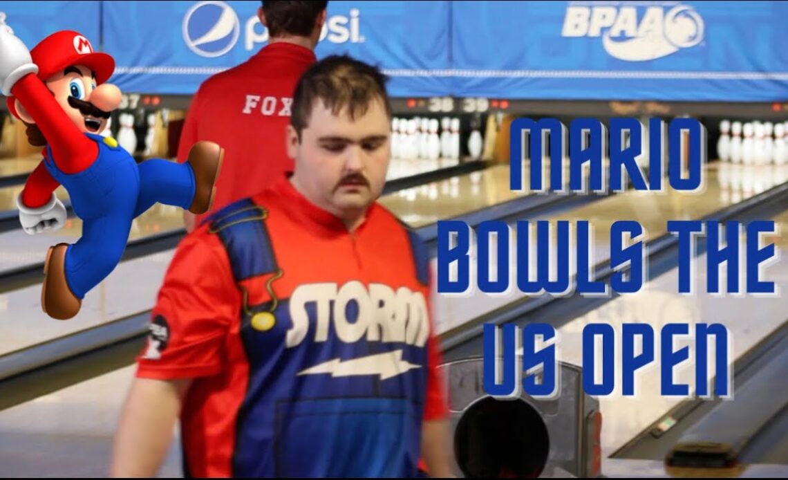 Super Mario (Will Clark) showed up to bowl the US OPEN!