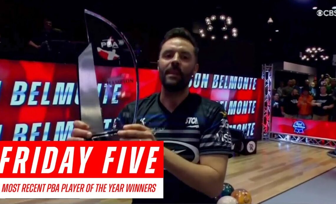 Friday Five - Five Most Recent Players to Win PBA Player of the Year