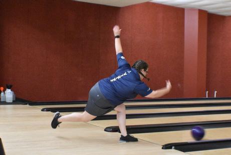 Women's bowling breaks Baker record at Hawk Invite
