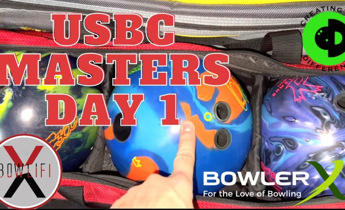 USBC Masters | Practice day! | JR actually Drilled balls