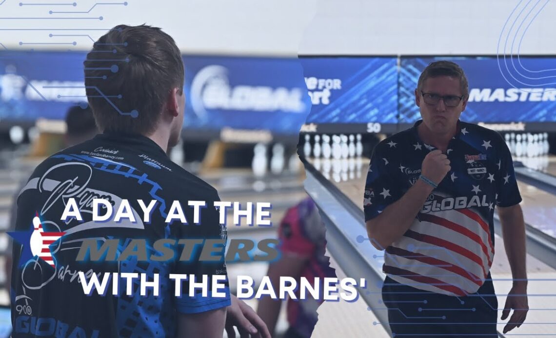 Barnes Duo take on the Masters! | 2023 USBC Masters Bowling Tournament