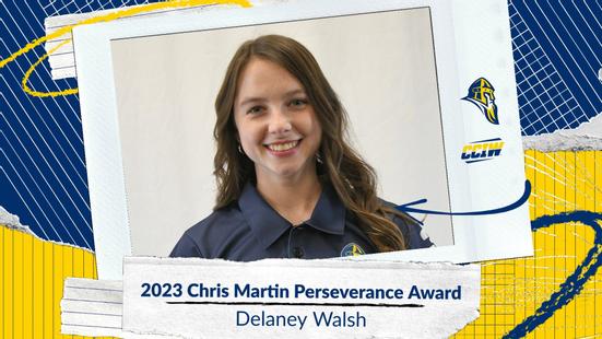Delaney Walsh named 2023 Chris Martin Perseverance Award winner