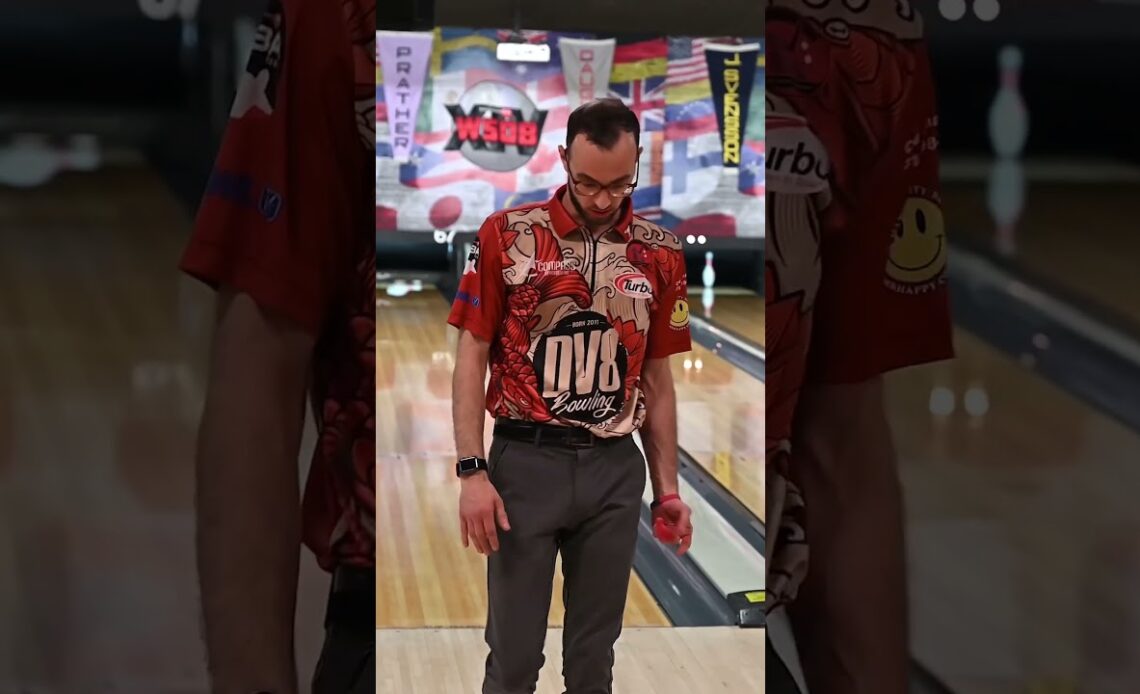 Matt Russo on the front 11 does this?! WSOB XIV Bowling Tournament #shorts #BOWLTV