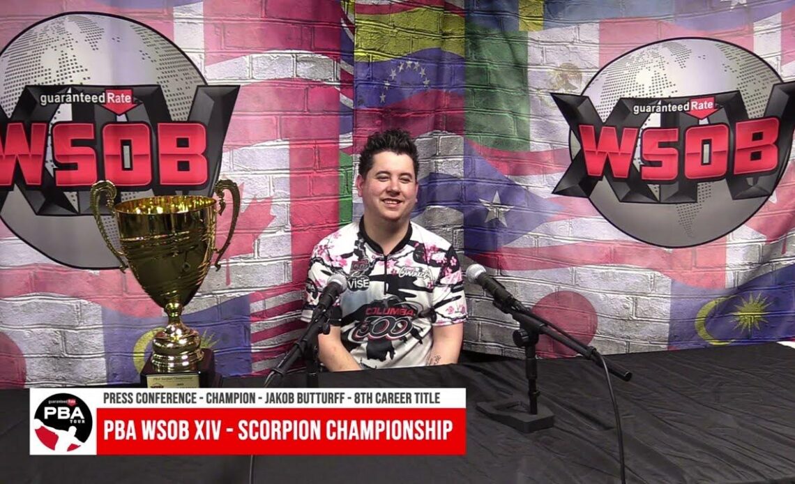 WSOB XIV PBA Scorpion Championship Press Conference - Jakob Butturff (April 18, 2023)