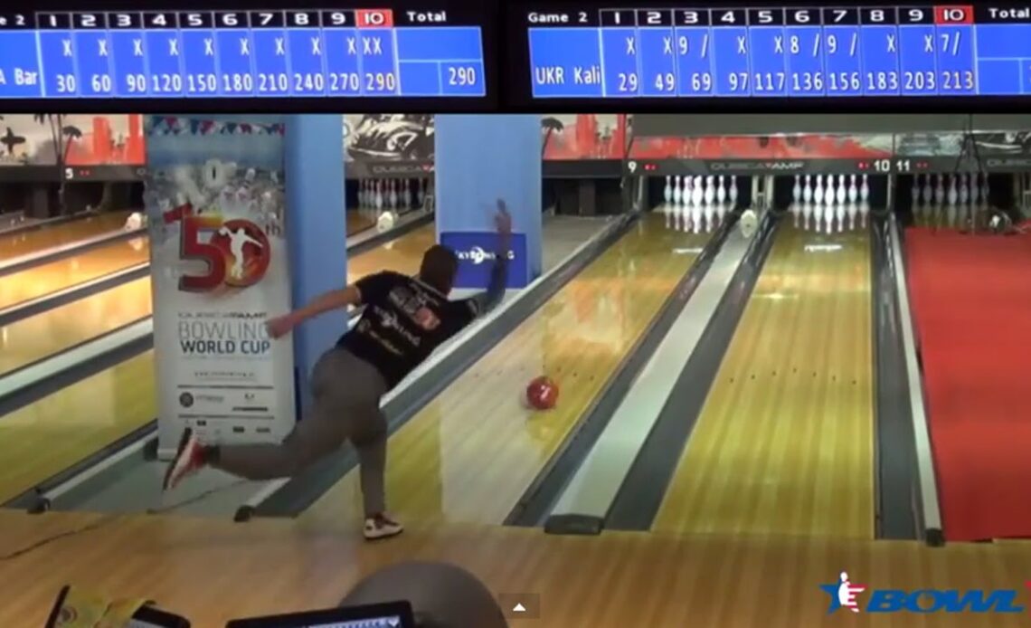 Chris Barnes shoots 300 in the semifinal at 2014 World Cup