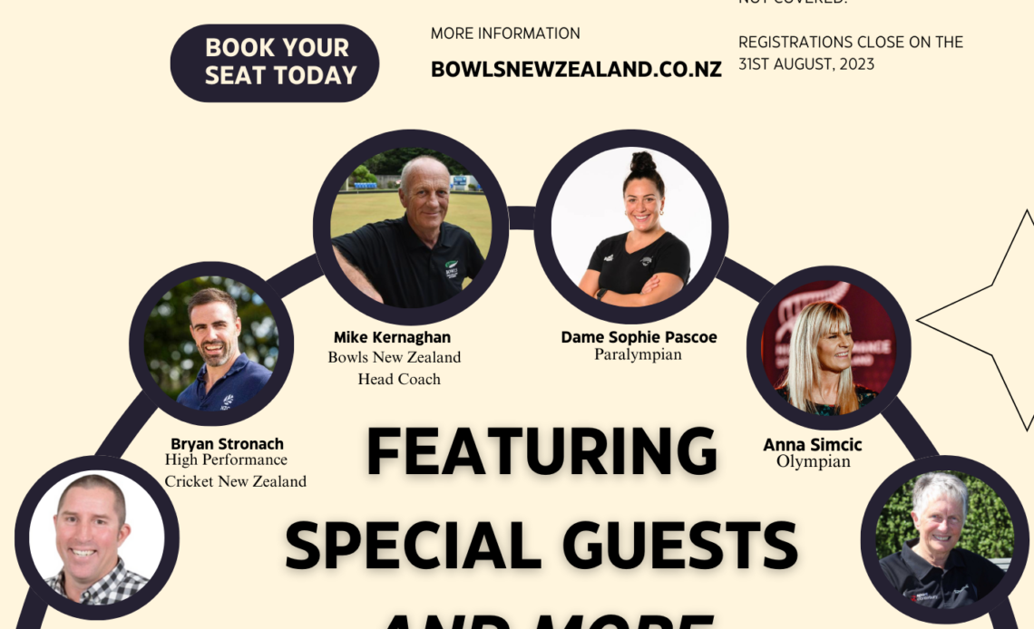 Bowls New Zealand Coaching Conference- Register Your Interest Here.