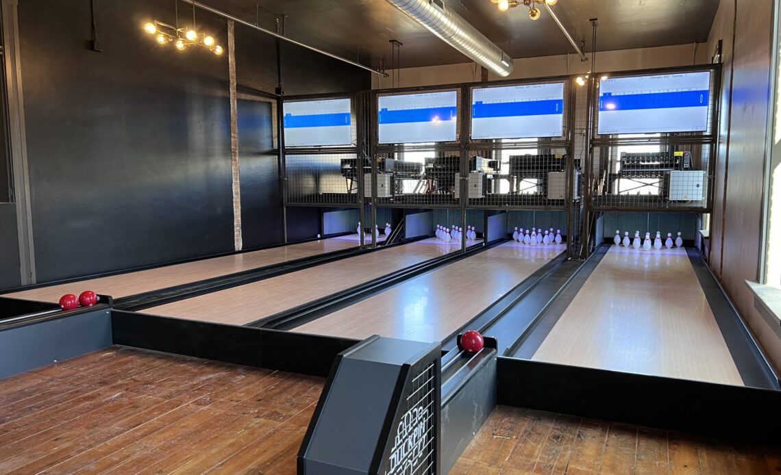 Duckpin Bowling Installation at Pizzeria in Tipp City, OH