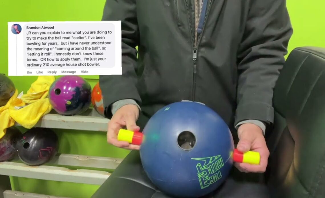 How to make the bowling ball read earlier or later