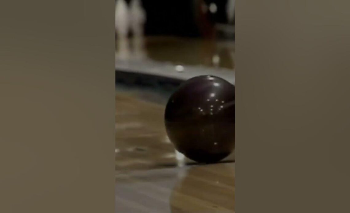 Norm Duke's spinning-ball 7-10 split bowling trick shot