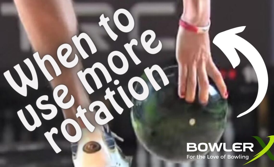 When to create more rotation on the bowling ball | $100 member giveaway