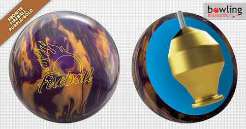 Ebonite Fireball Purple/Gold Bowling Ball Review