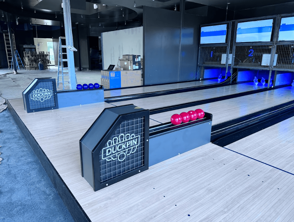 4 New Duckpin Lanes At Thrashin' Axes in Parker, Colorado